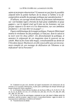 La tête coupée