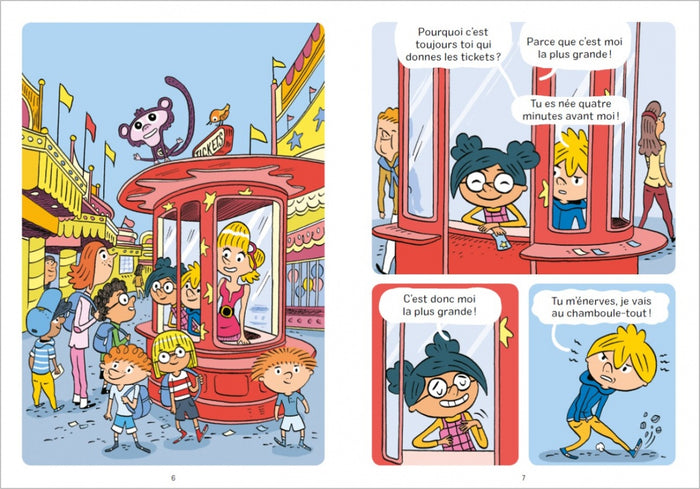 Zélie et Micha - Enquêtes, poursuites et barbapapas - Lune bleue BD