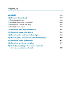 Commissaire de police et officier de police – Tout-en-un (Catégorie A – Concours 2024-2025)