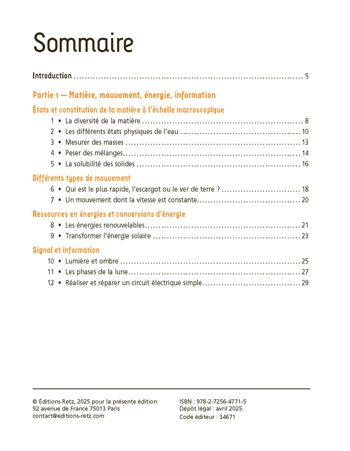 50 expériences en sciences faciles à réaliser CM + Ressources numériques
