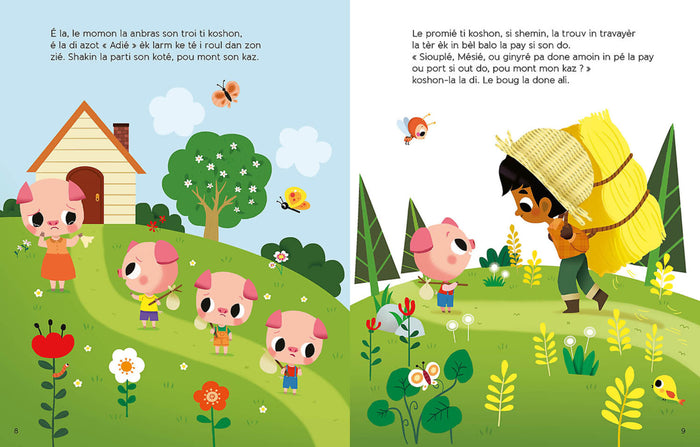 Les trois petits cochons - Créole réunionnais