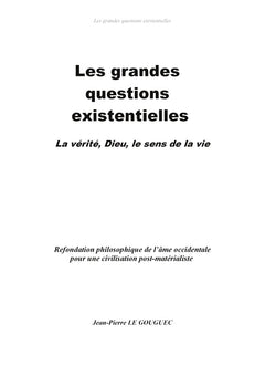Les grandes questions existentielles