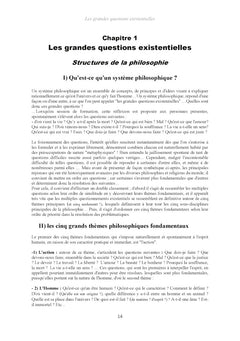 Les grandes questions existentielles