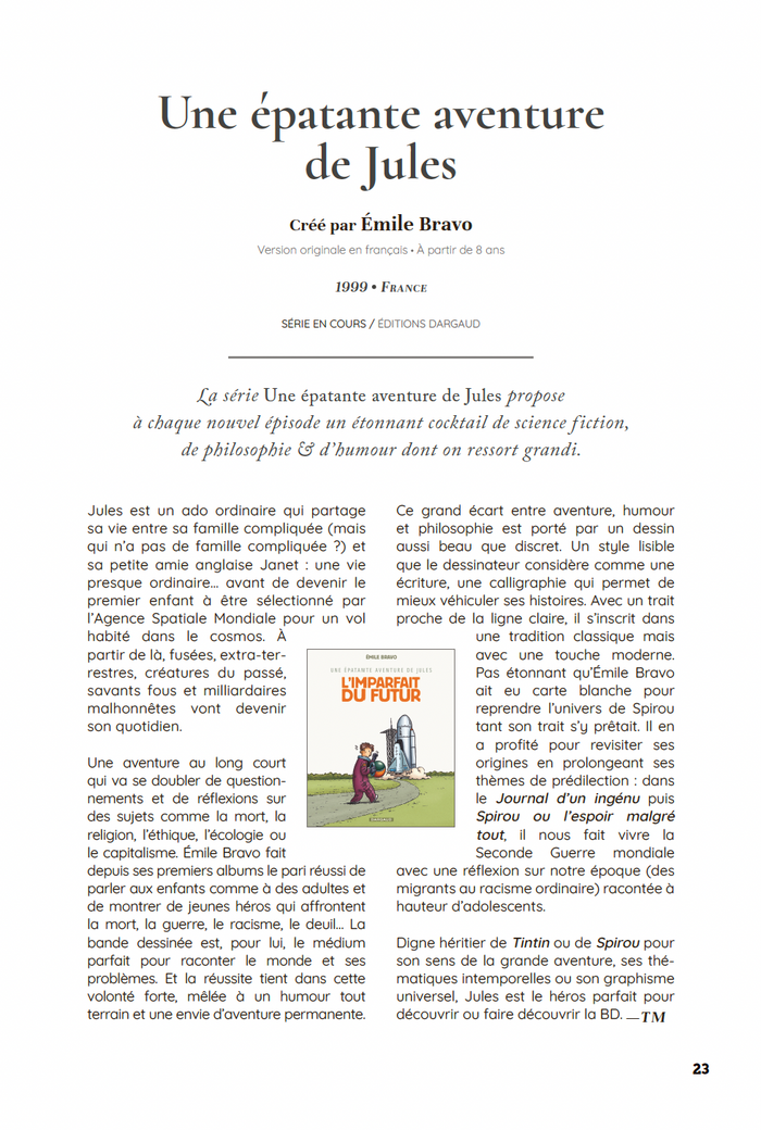 Les 50 titres cultes de la bande dessinée jeunesse