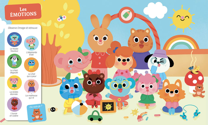 CHERCHE ET TROUVE DES TOUT-PETITS - LES EMOTIONS
