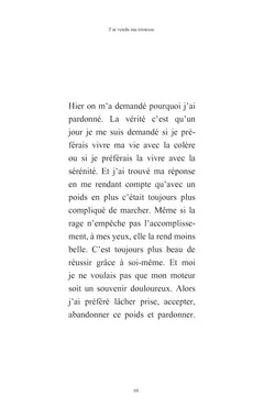 J'ai vendu ma tristesse