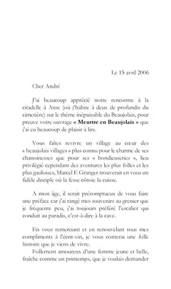 Meurtre en Beaujolais