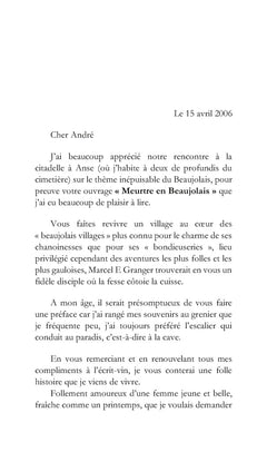 Meurtre en Beaujolais