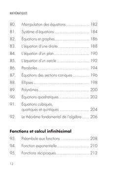 Mathématiques - Nombres, équations, géométrie, logique... en 200 concepts clés