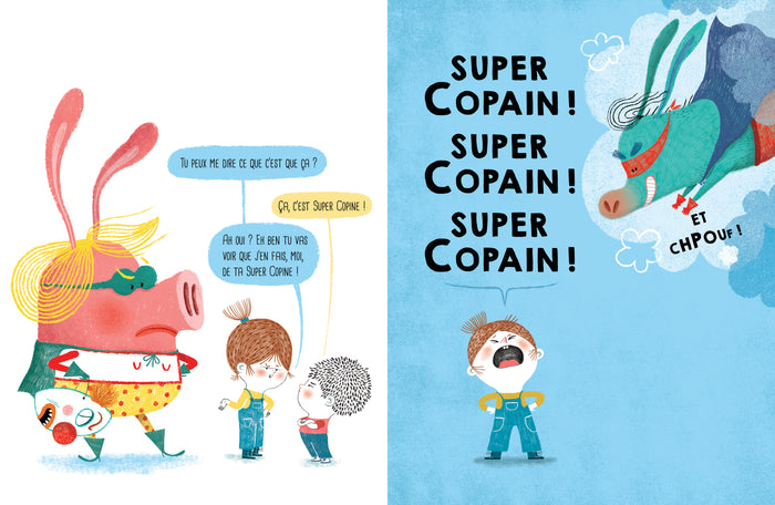 Supercopain contre super copine (le duel)