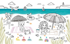 Je colorie les émotions des vacances - Avec stickers