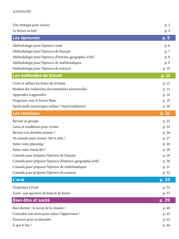 Se préparer au brevet
