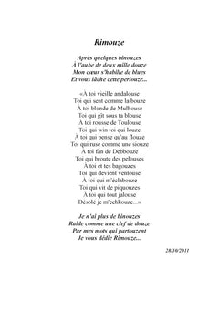 Comment vous dire...