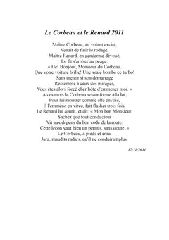 Comment vous dire...