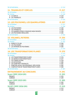 Réussir mon CRPE Maths Français 1e épreuve d'admissibilité écrit M2 2027