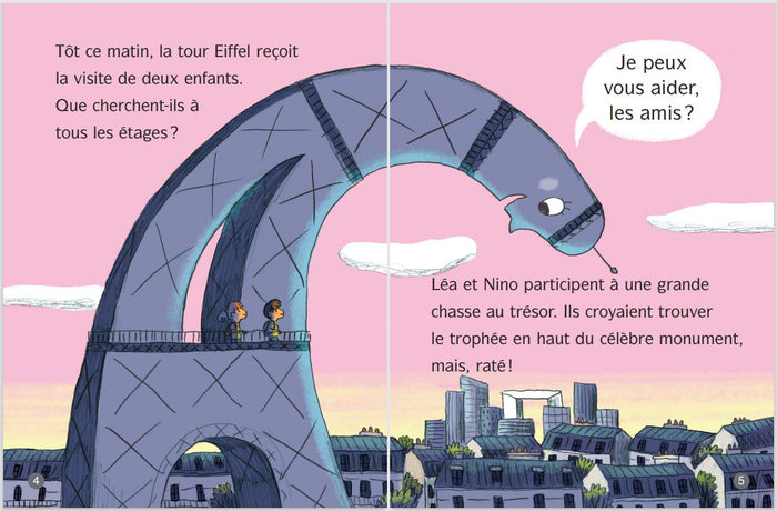 La tour Eiffel se balade à Paris !