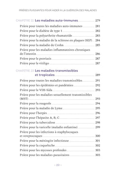 Prières puissantes - Pour aider à la guérison des maladies