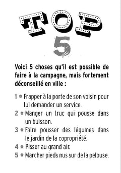 Petit livre - Quitter la ville pour la campagne