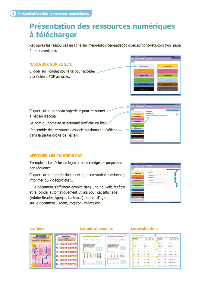 Calcul mental et ceintures de compétences CM