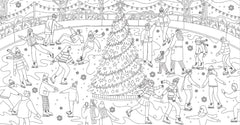 Noël Cosy - Coloriages de l'Avent