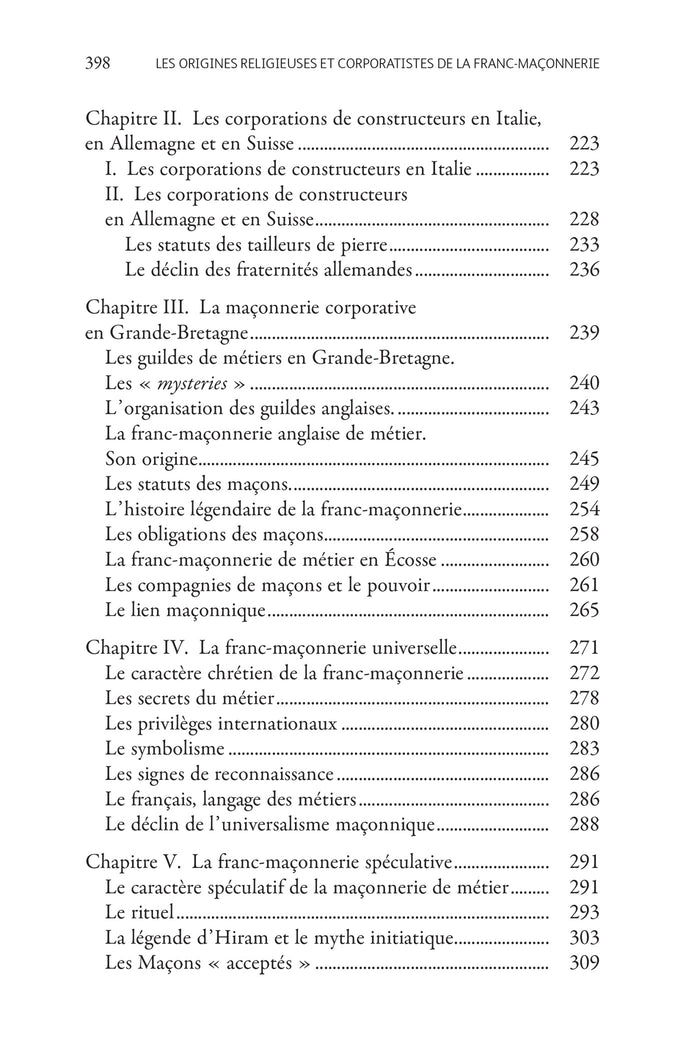 Les origines religieuses et corporatistes de la franc-maçonnerie