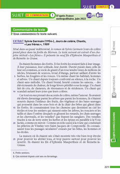 Annales Bac Français 2025