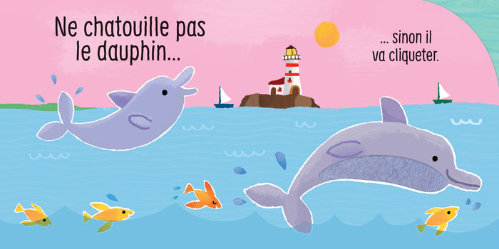 Ne chatouille pas le dauphin !