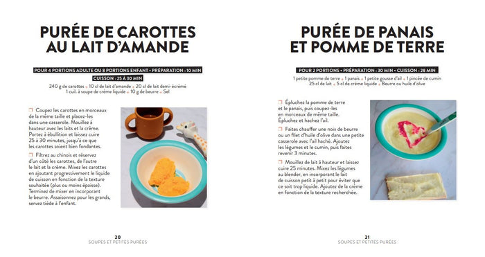Petits plats pour bébés - 120 recettes à partager