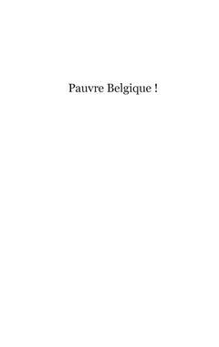Pauvre Belgique !