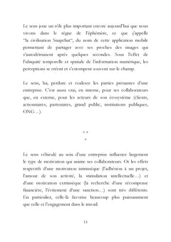 Donnez du sens, il vous le rendra