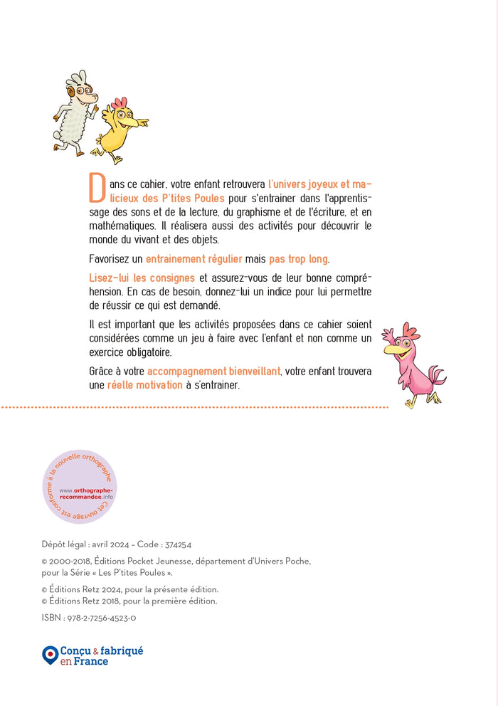 Je révise avec les P'tites Poules GS 5-6 ans