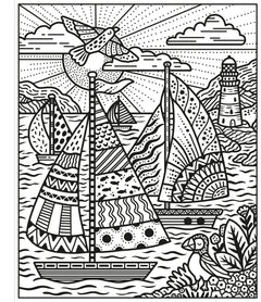 À la mer - La peinture magique - Dès 5 ans