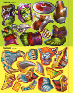 Construis tes monstres et animaux mythiques avec des autocollants