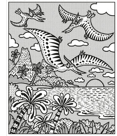 Les dinosaures - La peinture magique - Dès 5 ans