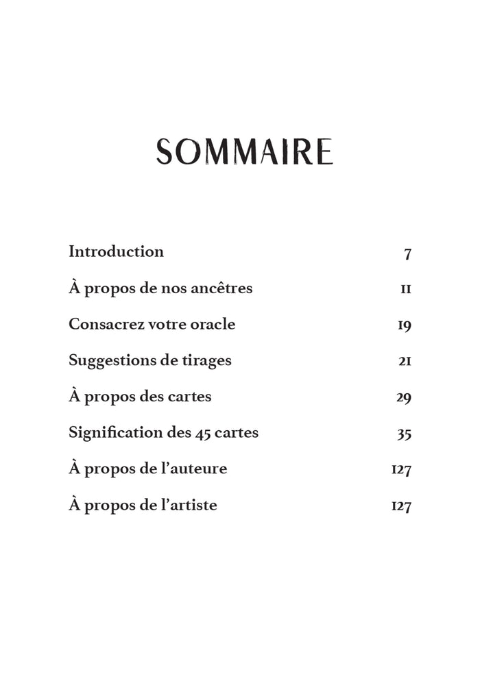 Les secrets des ancêtres