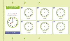 Super forts pour lire l'heure du CP au CE2