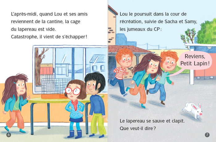 Les Animaux de Lou: Reviens, Petit Lapin !