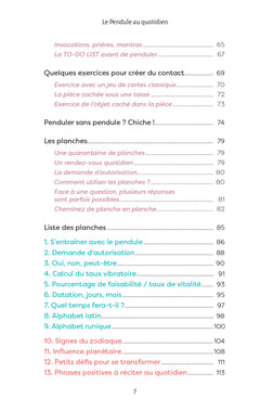 Le Pendule au quotidien