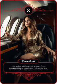 L'Oracle de la femme fatale - 64 affirmations positives pour révéler la femme puissante qui sommeille en toi