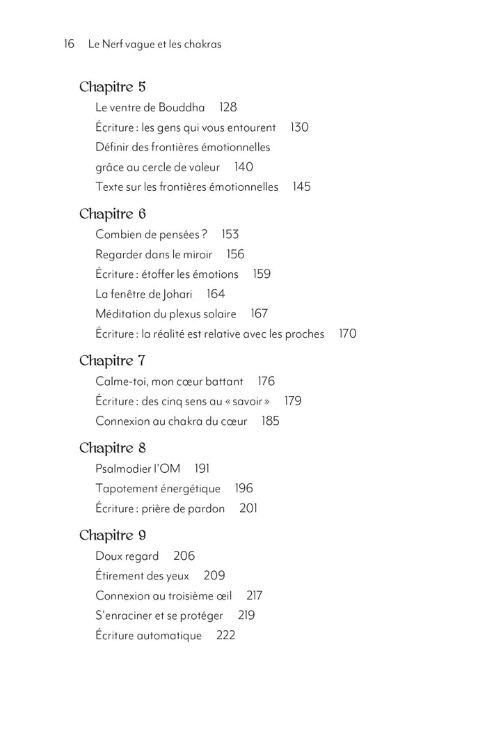 Le nerf vague et les chakras