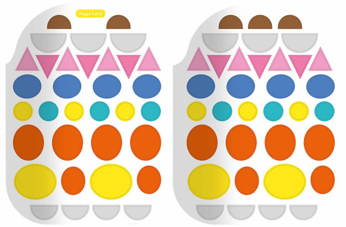 Gommettes Formes - L'Aventure de Petit Poussin