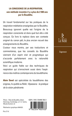 Anapanasati, la respiration consciente selon le Bouddha