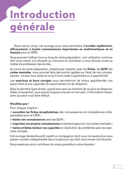 Réussir mon CRPE - Maths Français L3 écrit Fiches 2027