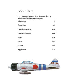 50 avions de la Seconde Guerre Mondiale - Chasseurs, bombardier, modèles d'assaut