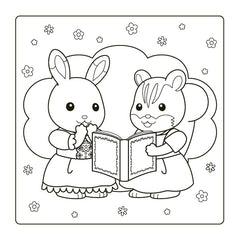 Sylvanian Families - Amis cosy - Coloriages mignons et chaleureux