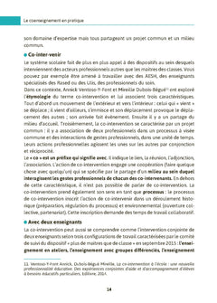 Le coenseignement en pratique
