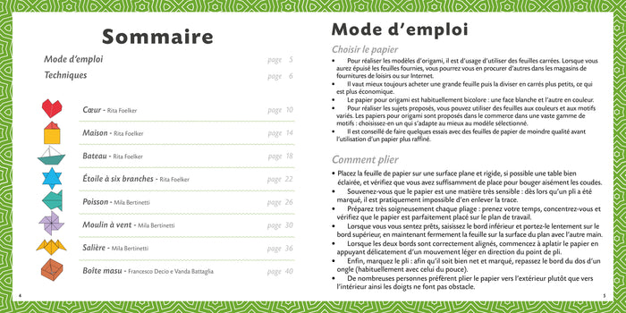 Détacher et Plier XXL ! Origami facile avec papier XXL