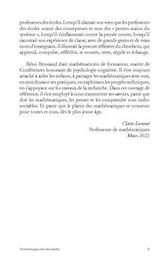 Premiers pas vers les maths