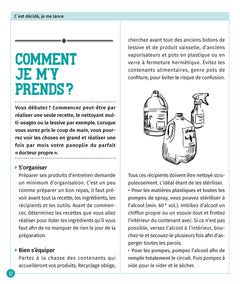 Les produits d'entretien faits maison
