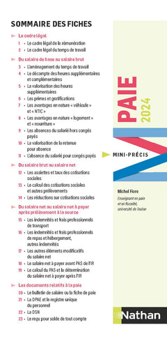 Paie - Mini-Précis 2024